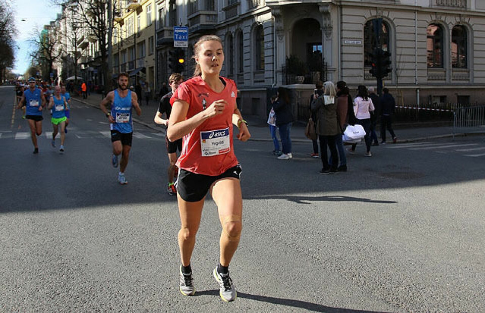 Sentrumsløpet 2018: Familien Haugens store dag 6km_passering_Yngvild_Kaspersen_IMG_3785.jpg