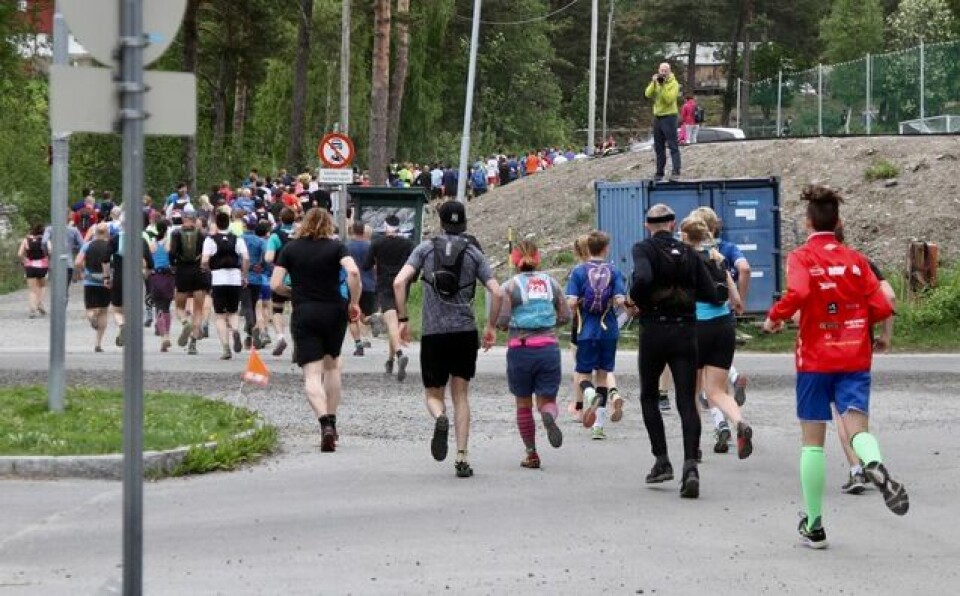 Tommy Haga vant den nye Ultra-distansen på Moldes fjell Start_Bakfra