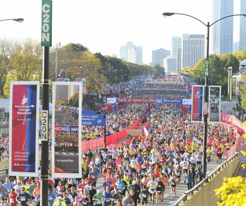 Chicago Marathon med 40 norske deltakere Chicago_Marathon_2014.jpg