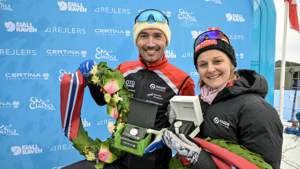 SkiBirken 2025 i tall, ord og bilder Andreas Nygaard og Stina Nilsson vant årets Birkebeinerrenn. (Foto: SkiClassics)