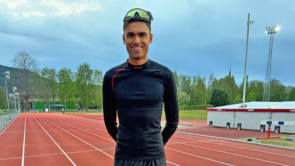 Kristoffer Sagli sesongåpnet utendørs med en sterk 1500 meter. (Foto: privat) Kristoffer Sagli sesongåpnet utendørs med en sterk 1500 meter. (Foto: privat)