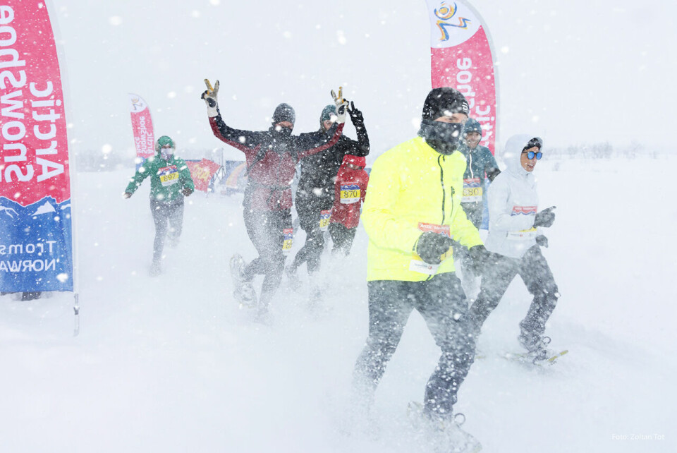 Løperne var glade til tross for at været var litt røft. (Foto: Zoltan Tot) Løperne var glade til tross for at været var litt røft. (Foto: Zoltan Tot)