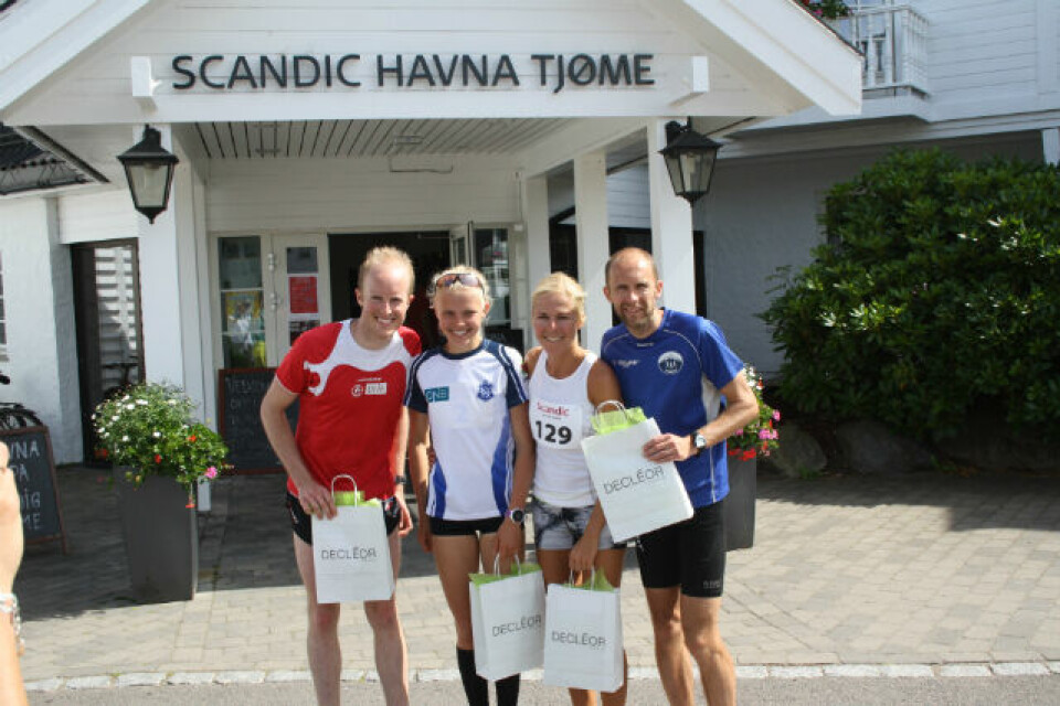 Mørk og Halle Haugen vant Scandic Havna-løpet i år igjen Vinnerne