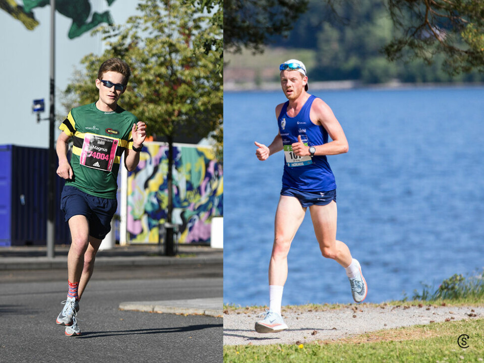 Magnus Winther Warvik (til venstre) og Simen Næss Berge gleder seg til å delta i VM 50 km 1. september. (Foto: Bjørn Johannessen og Sylvain Cavatz) Magnus Winther Warvik (til venstre) og Simen Næss Berge gleder seg til å delta i VM 50 km 1. september. (Foto: Bjørn Johannessen og Sylvain Cavatz)