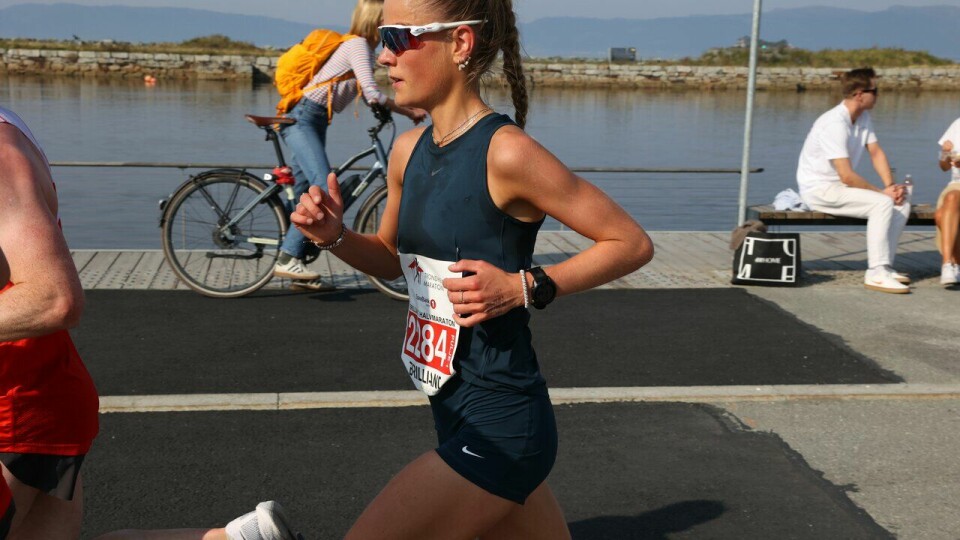 Ingrid Syltern Nerland og Andreas Dahlø Wærnes vant halvmaraton i Trondheim Maraton Ingrid Syltern Nerland løp halvmaraton under Trondheim Maraton