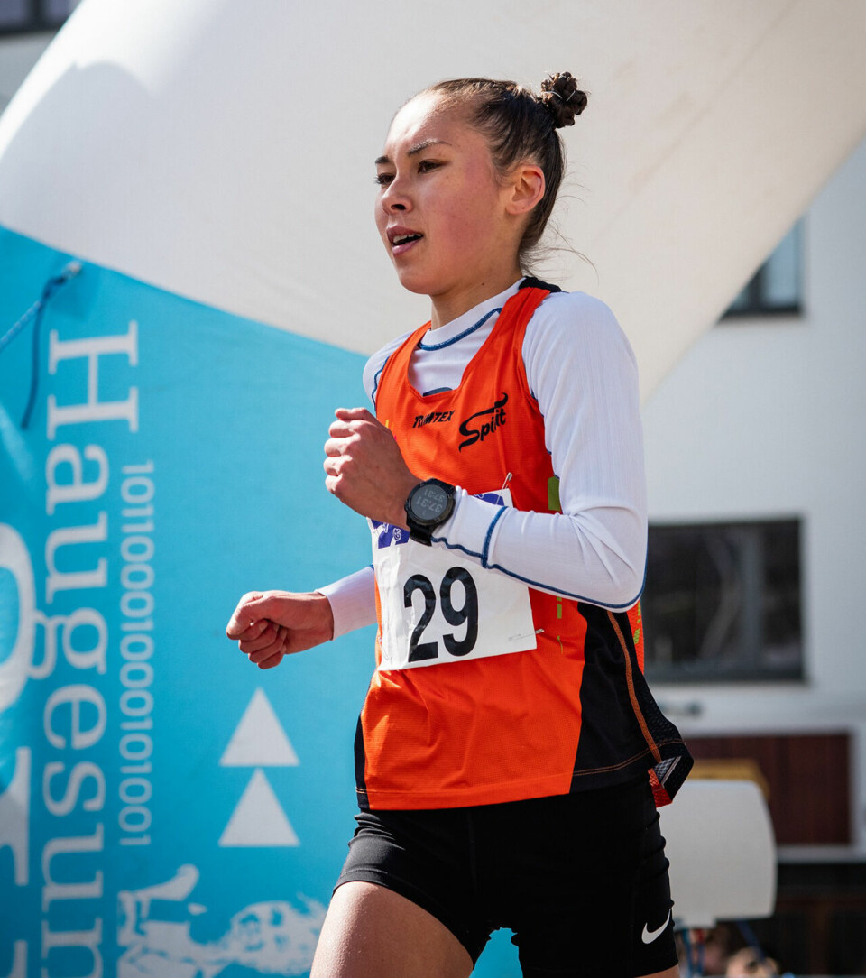 547 løpere sørget for flott debut for Sentrumsløpet i Haugesund linnea-valhovd.jpg