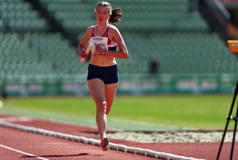 Flere imponerte under Allianseklubbenes stevne på Bislett Holmenkollstafetten Bislett - Stafett Kvinner - Tyrving IL - Sigrid Alvik