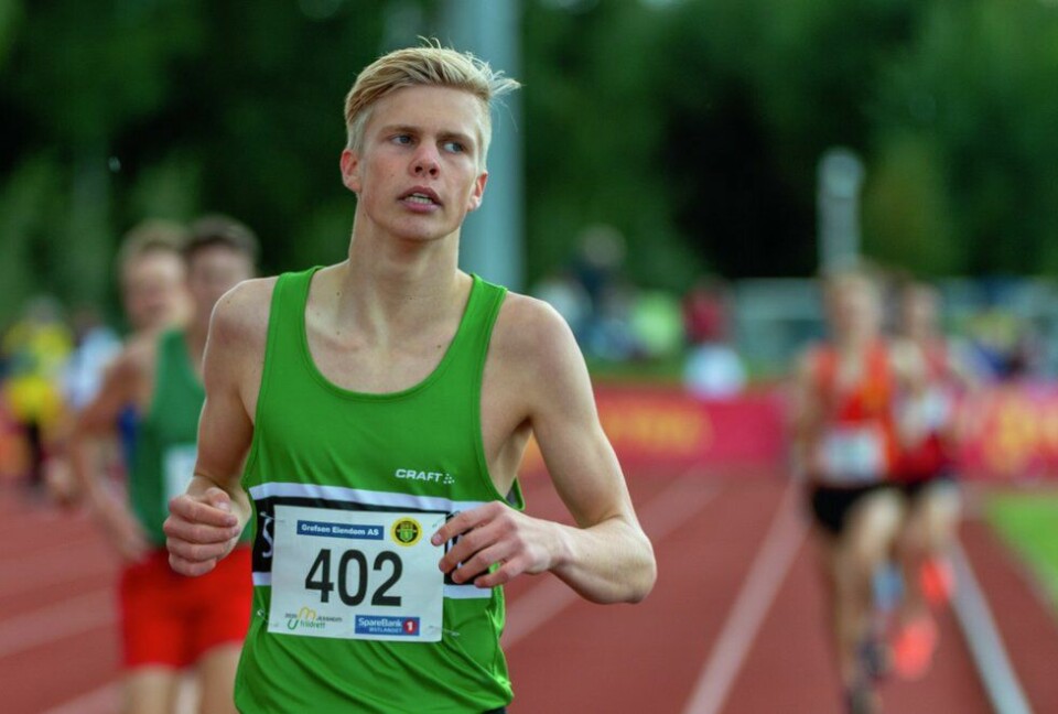 Flere imponerte under Allianseklubbenes stevne på Bislett UM2020 - G16 - 800m - Benjamin Olsen (402)