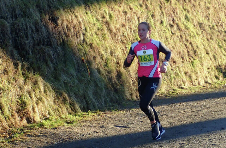 Louise Skak og Henrik Fleisje vant Jessheim Vintermaraton