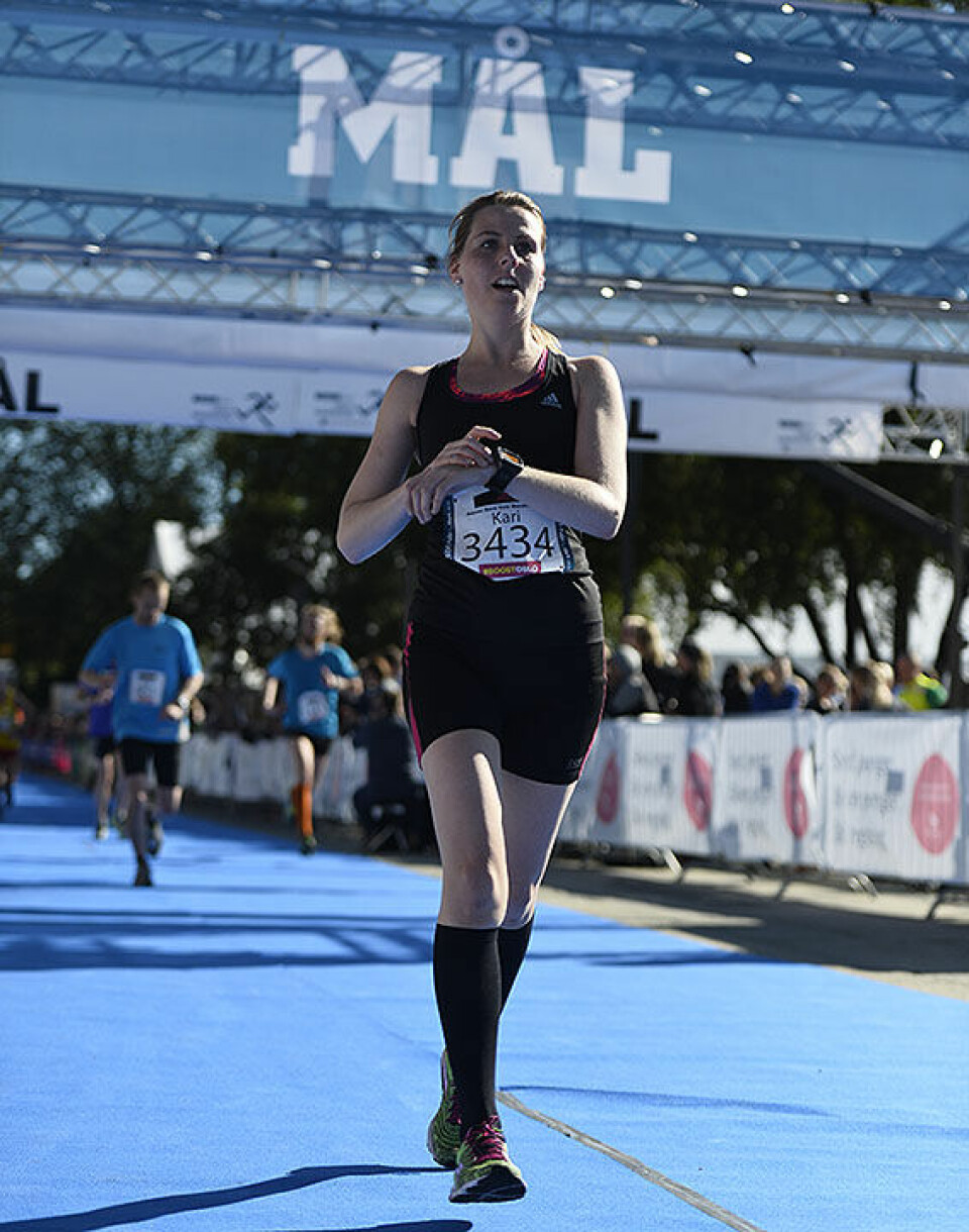 Taye Tirfea og Hilde Aders vant Oslo Maraton maraton-Kari-Dorte-Krogsrud-maalgang_BJ_D4N8844.jpg
