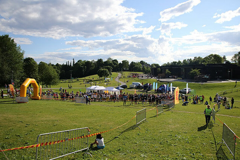 Høy stemning i Frognerparken da DHL-stafetten var tilbake Paa_vei_mot_Veksling_IMG_8618.jpg