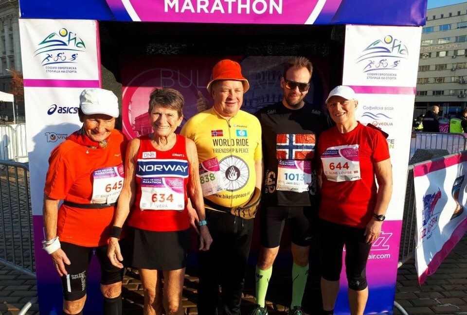 Kjempeløp av Vera Nystad i Sofia maraton Sofia maraton, 2019