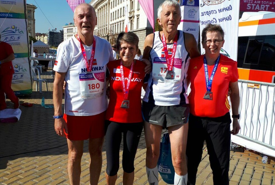 Kjempeløp av Vera Nystad i Sofia maraton Sofia maraton, 2019