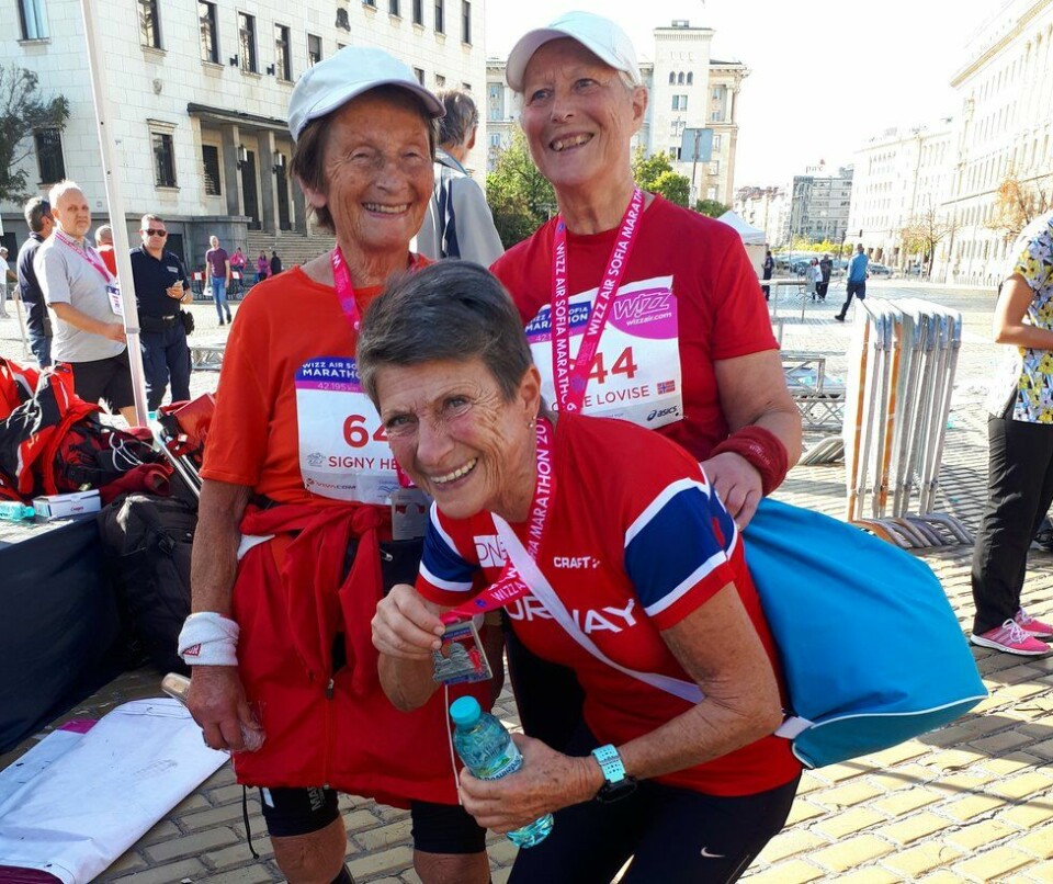 Kjempeløp av Vera Nystad i Sofia maraton Sofia maraton, 2019