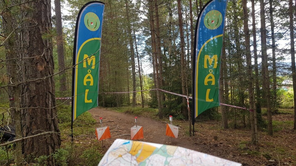 Fint terreng og gode løyper på Veteranmesterskapet i orientering Mål i skogen så ingen skulle samle seg langs oppl¢pet.jpg