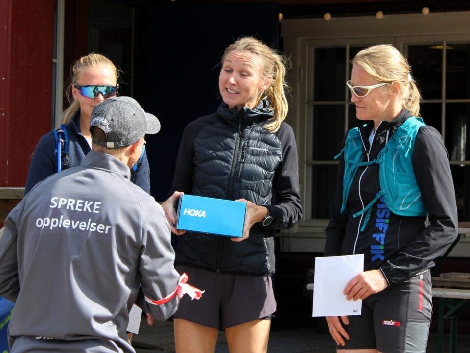 Flott løpefest for 140 på Budor 22 km - tre beste kvinner.jpg