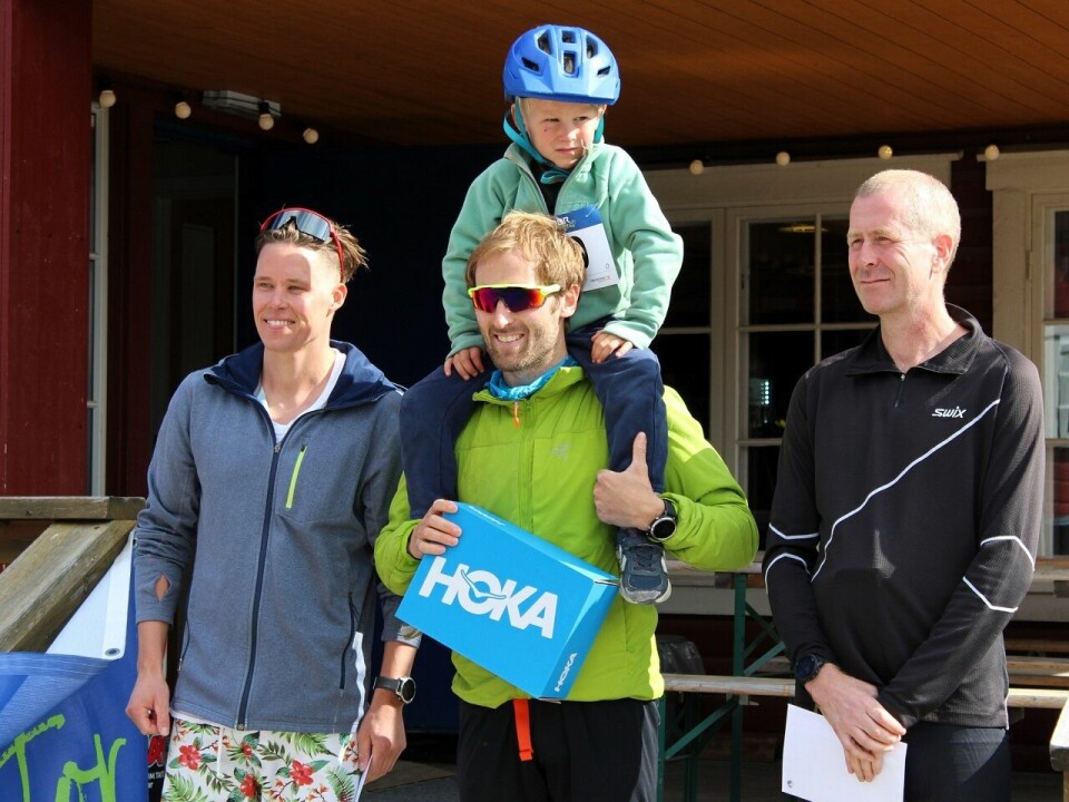 Flott løpefest for 140 på Budor 10 km - tre beste menn.jpg