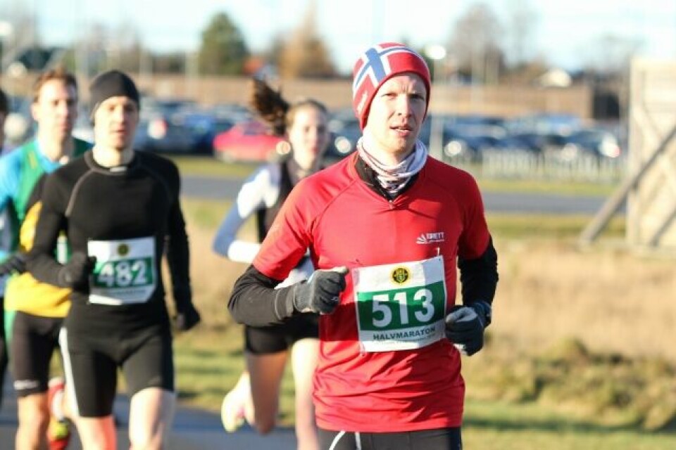 Louise Skak og Henrik Fleisje vant Jessheim Vintermaraton IMG_5246_Øivind_Bjerkseth_tet.jpg