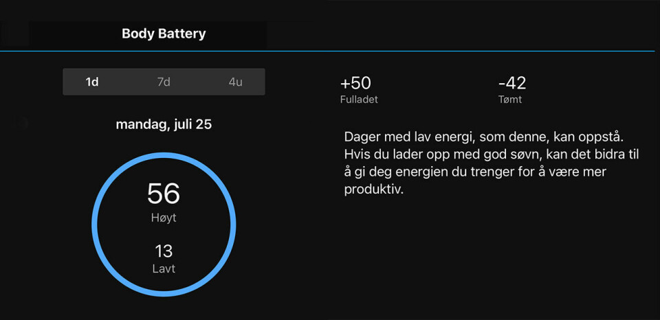 Garminklokka trener meg - Uke 2 bodybatteri-mandag.jpg