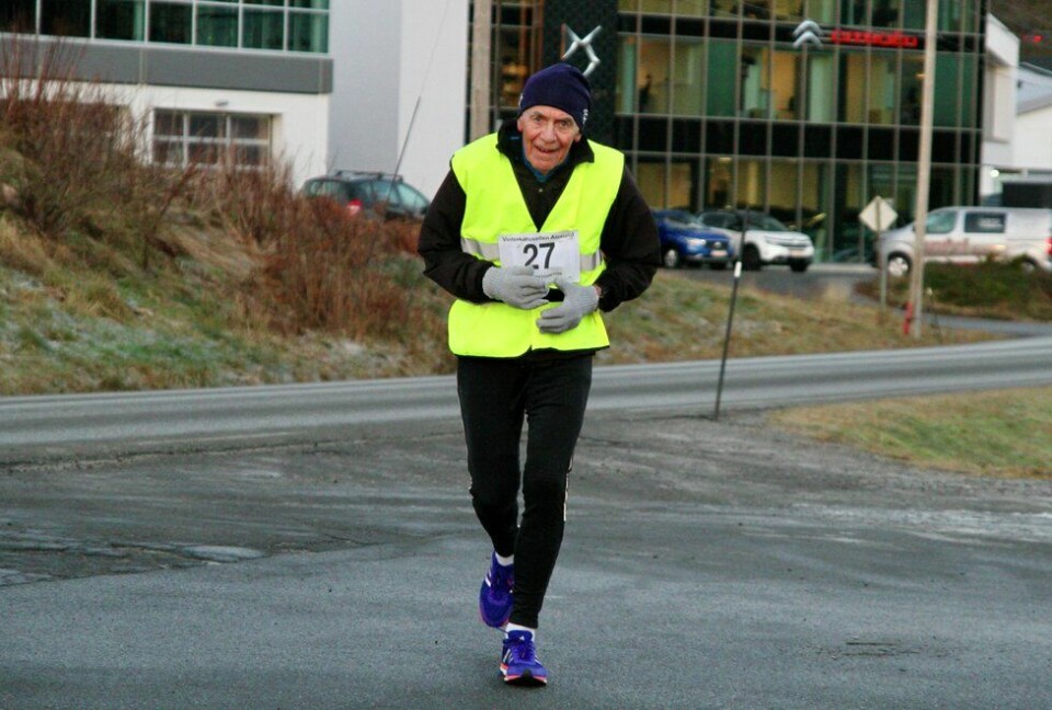Per Gundersen (86) merket først alderen for et par år siden Per Gundersen Ålesund Vinterkarusell desember 2020