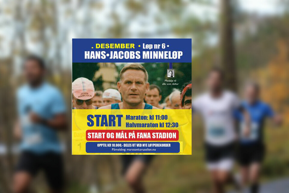 Hans Jacobs Minneløp blir årets siste løp i Maratonkarusellen i Bergen Hans Jacobs Minneløp blir årets siste løp i Maratonkarusellen i Bergen