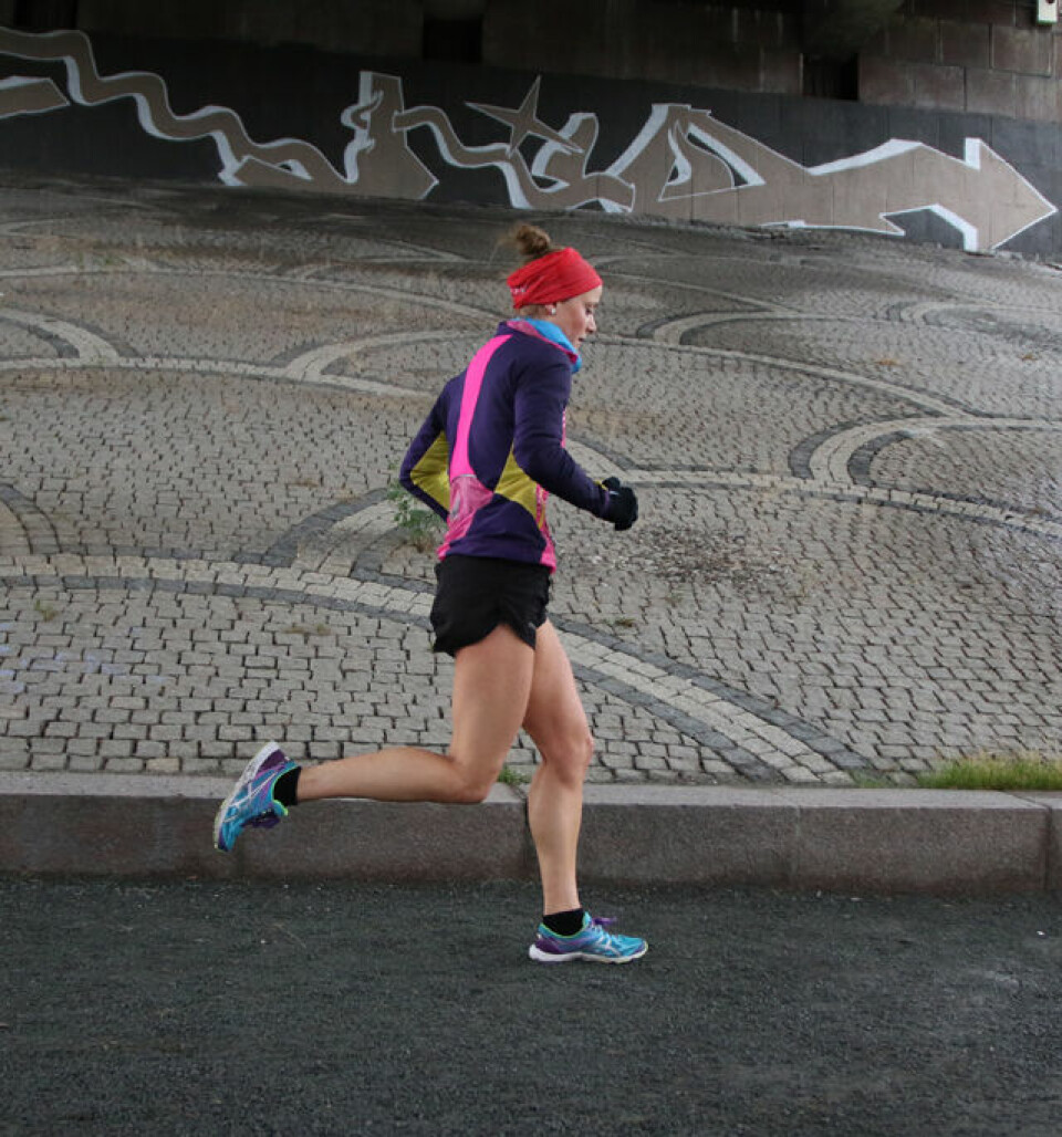 Therese Falk og Luke Campbell vant Trondheim Maraton 1P1A2044_640pix_Solveig Faleide Guldberg.jpg