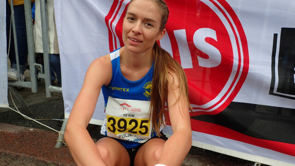 Therese Falk og Luke Campbell vant Trondheim Maraton P9030278_640pix_Anette Brockshagen.jpg
