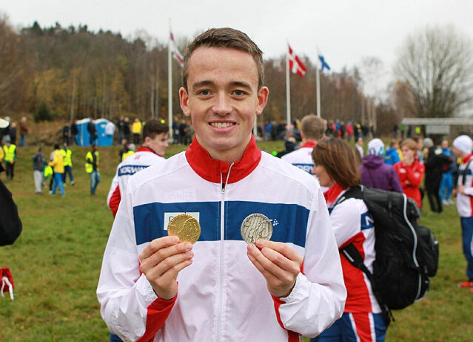 Stian Øvergaard Aarvik ble nummer to etter Jakob Ingebrigtsen under nordisk i fjor. Kan han rykke helt opp på førsteplass i år? (Foto: Kjell Vigestad) Stian Øvergaard Aarvik ble nummer to etter Jakob Ingebrigtsen under nordisk i fjor. Kan han rykke helt opp på førsteplass i år? (Foto: Kjell Vigestad)
