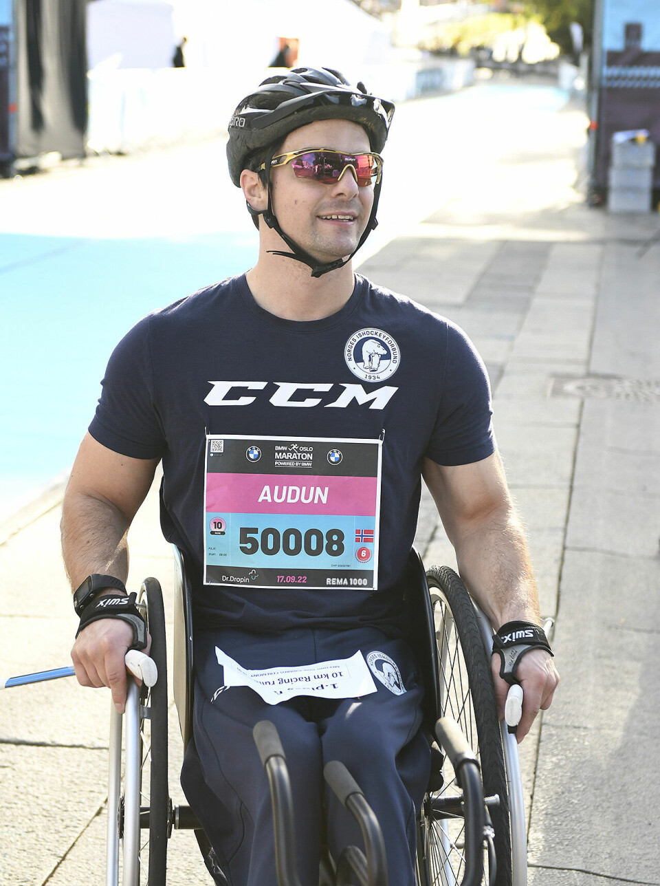 Audun Bakke og Karin Sveine vant Racing rullestol i Oslo Maraton 50D2722-vinner.jpg