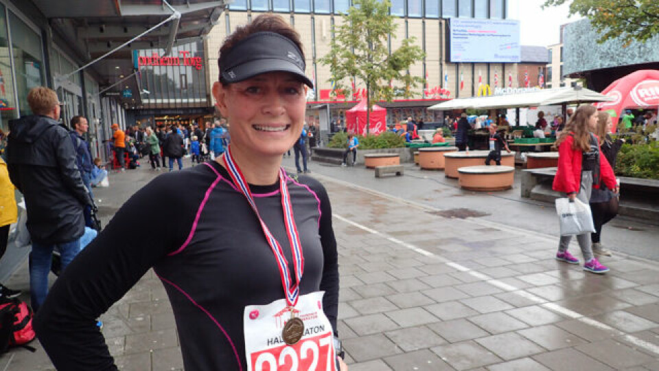 Therese Falk og Luke Campbell vant Trondheim Maraton P9030282_640pix_signe selven.jpg