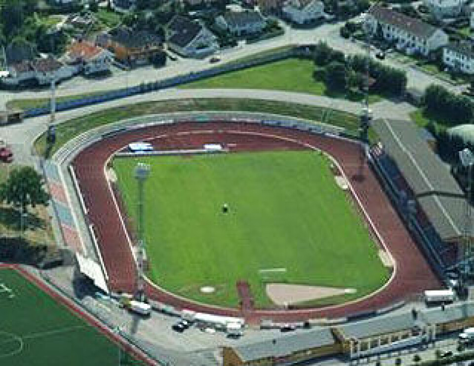 NM i friidrett i Kristiansand Kristiansand-stadion