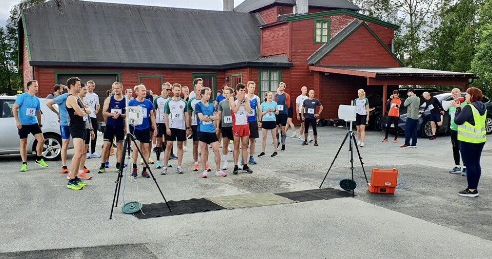 Joachim Tranvåg satte ny løyperekord på 5 km i Ålesund Foer_start