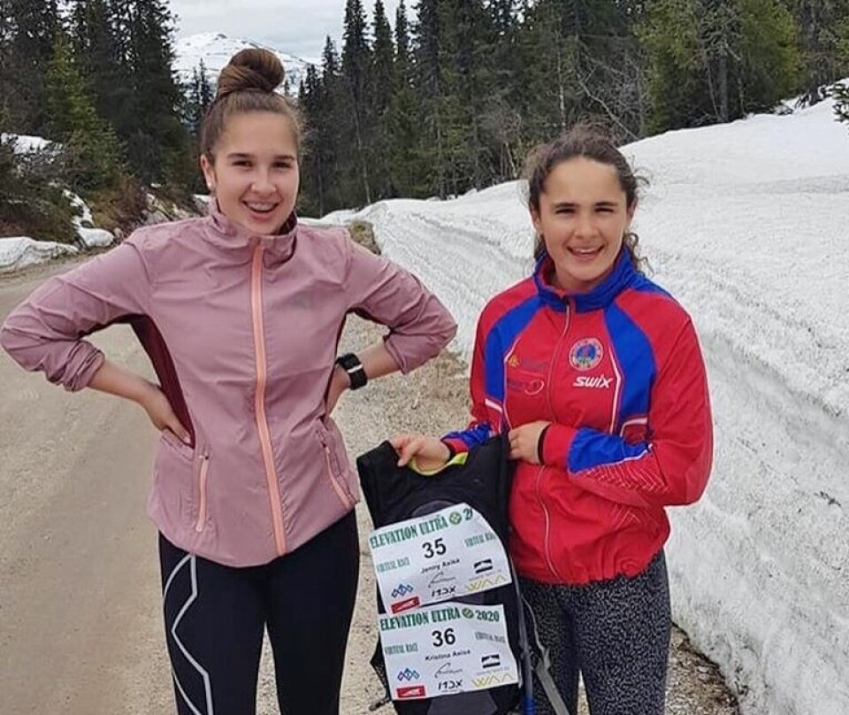 Høyjord IL fikk deltagere fra 12 nasjoner på sitt Elevation Ultra The_Eriksen_sisters.jpg