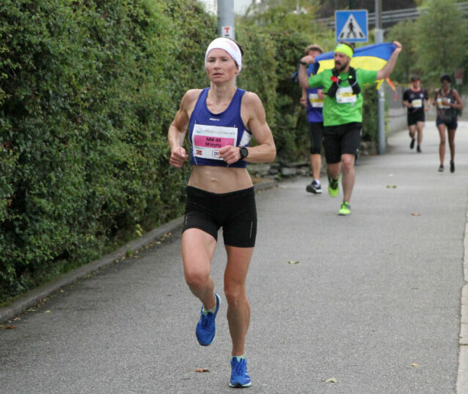 Frew Z Brkineh og Marthe K Myhre vant maraton-NM i Stavanger maryna_IMG_2120.jpg