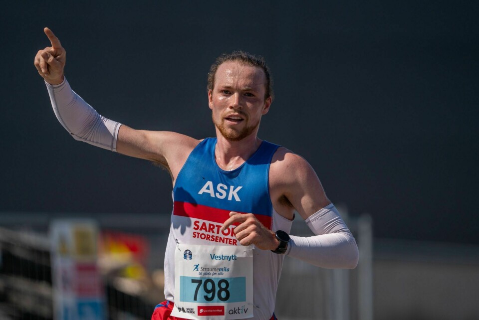 Marius Garmann Sørli pleier å vinne når han stiller opp i gateløp. (Foto: Rune Lindgren) Marius Sørli