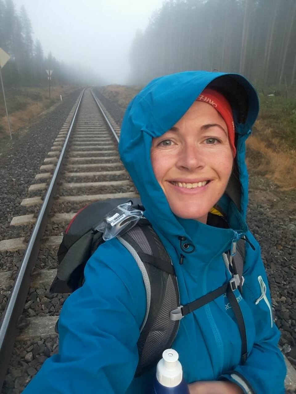 Øyunn og Leif i mål på Gaea Norvegica Trail etter 5 døgn Øyunn_selfie_48timer.jpg