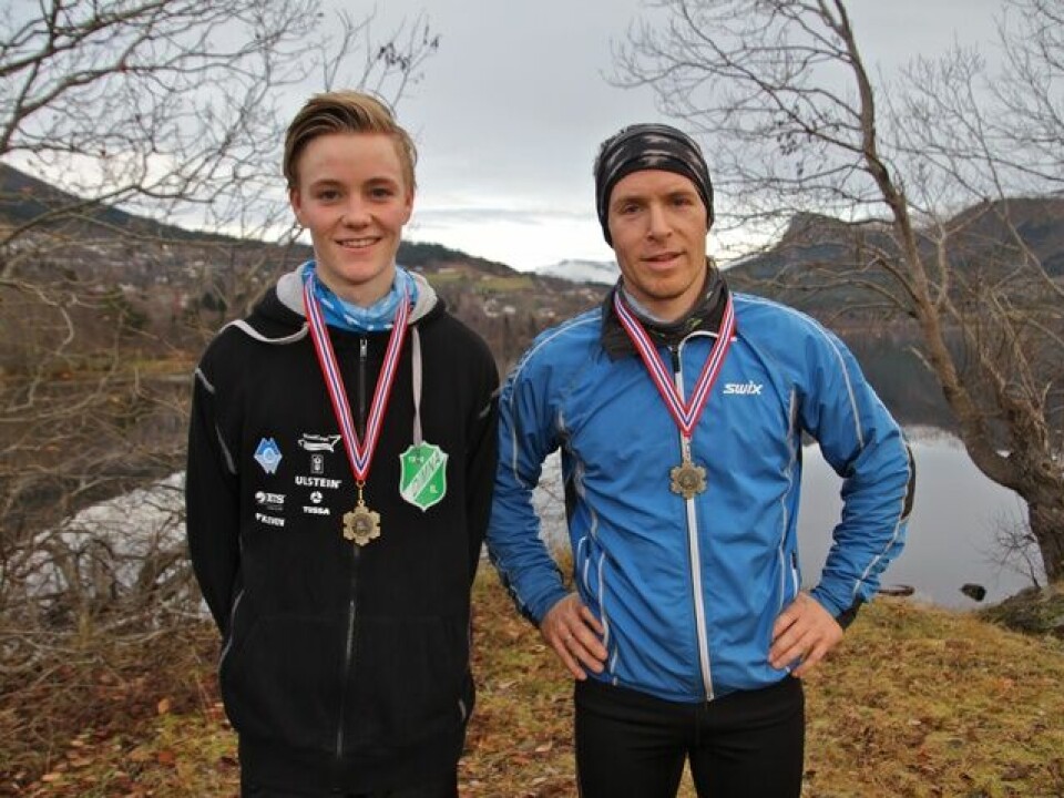 Bjørnar Hunnes og Ingrid Festø vant Rotevatnet Rundt Joakim_Gustavson_og_Arve_Haugland_5loep.jpg