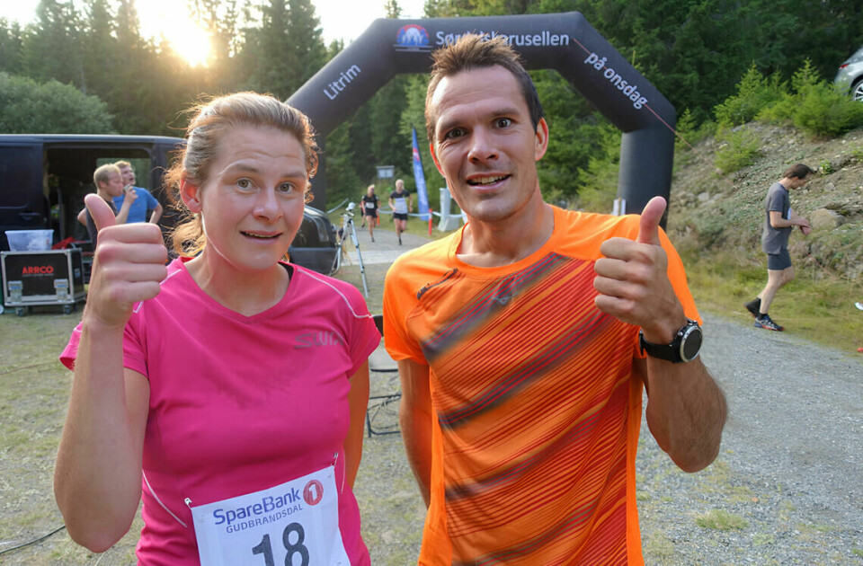 Ida Børset Westad og Kjartan Helland vant førsteutgaven av Saksumdal Ultra Kjartan Helland som representer Moi Il I Rogaland tok sin 3. seier på rad i Flømyrløpet, mens Ida Børset Westad fra Lillehammer ble totalvinner for første gang i Sørdalskarusellen. Foto Finn Olsen.
