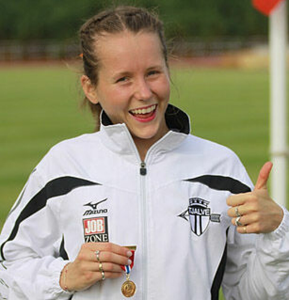 5000 m-pers for Kristine Helle Kristine_Helle_ingressbilde