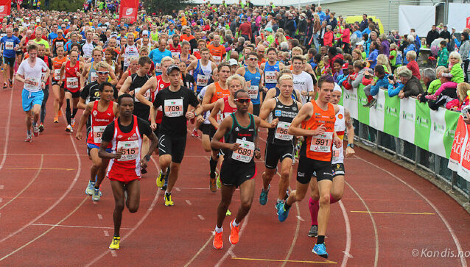 Marthe K. Myhre og Ørjan Grønnevig norgesmestre i halvmaraton KMHalv-1048.jpg