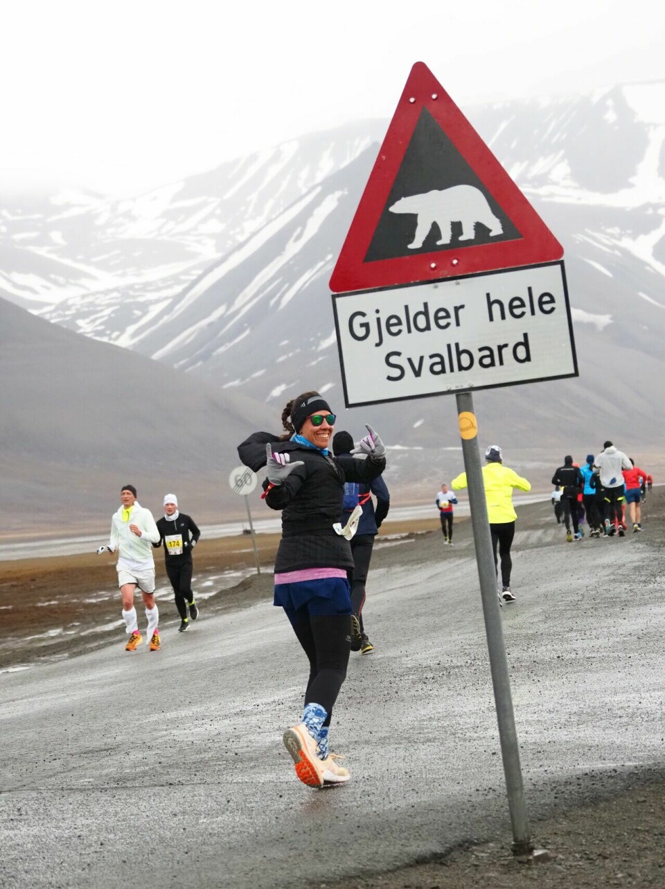 400 personer fra 30 nasjoner forventes å løpe Spitsbergen Marathon i helgen Spitsbergen Marathon