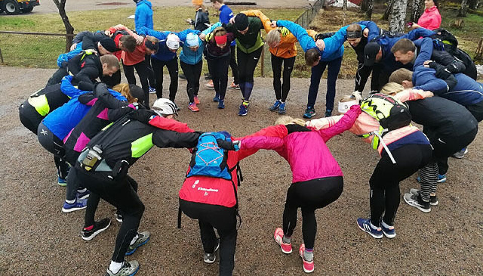 Fellestrening kan gi mye i form av både trening og sosialt samvære. Her fra Kondistreninga i våres.