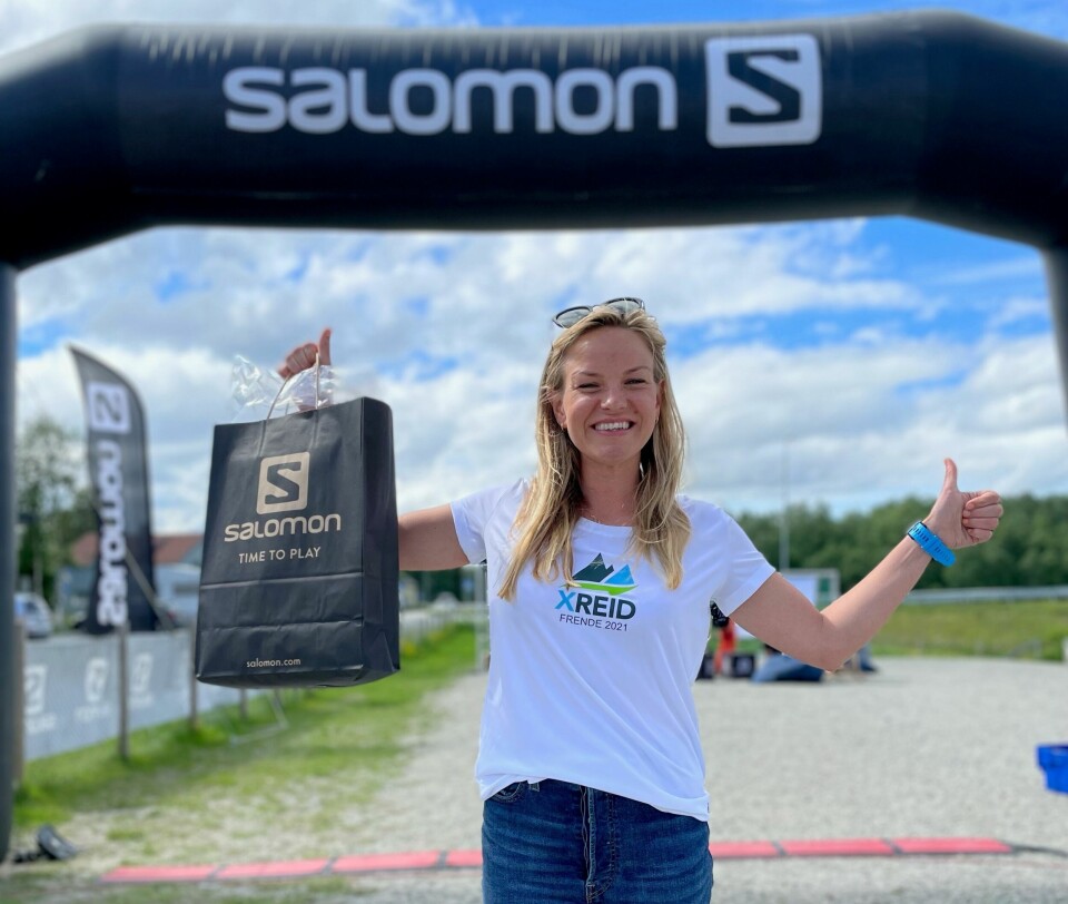 Janne Dahle etter premieutdelingen - og sin første ultraløpseier. (Foto: Joakim Dokka) Janne Dahle etter premieutdelingen - og sin første ultraløpseier. (Foto: Joakim Dokka)