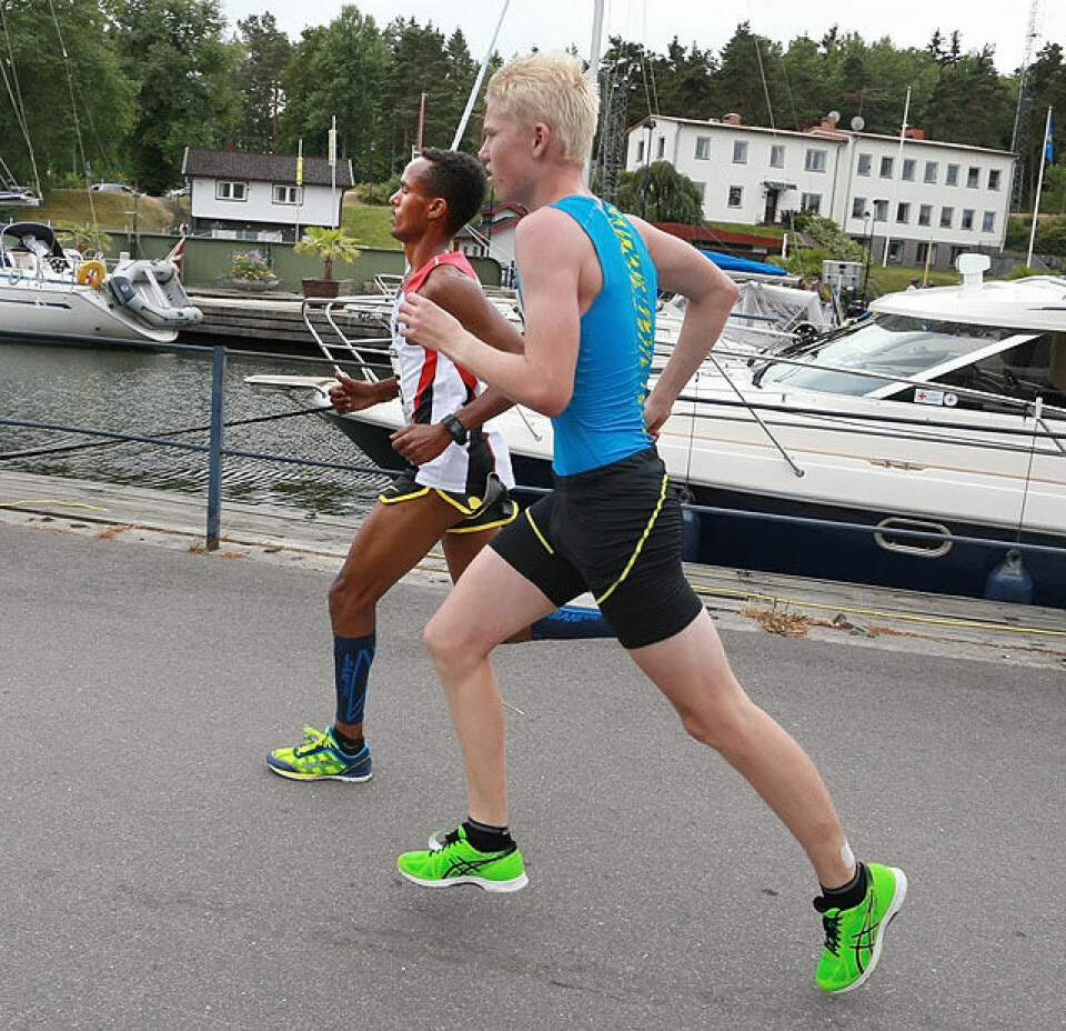 Flott norsk innsats i Kraftprovet i Trollhättan Sluss_Martin_K_Moerk_og_Ahmed_Mahmoud_baathavn_AZ3T4774.jpg