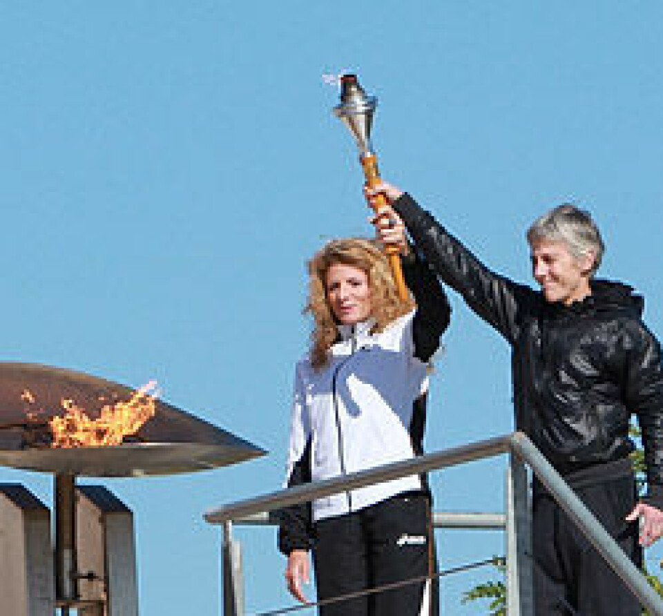 Maratonflammen er tent Maratonflamme_ingress_A20G2303