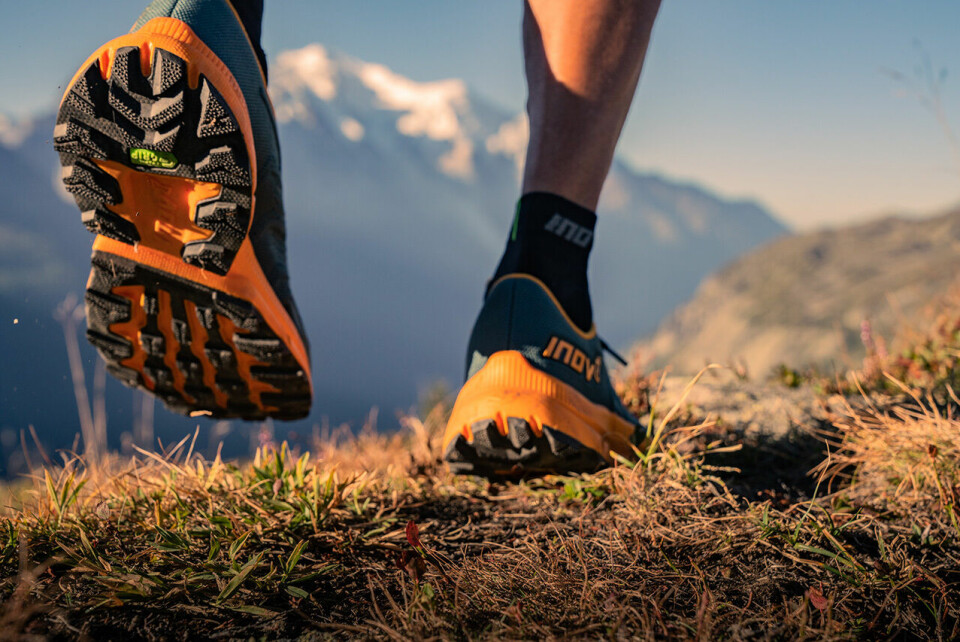 Trailfly Ultra G 280 er den første terrengløpeskoen fra Inov-8 med nitrogeninfunderte mellomsåleskum. (Alle foto: Inov-8) Trailfly Ultra G 280 er den første terrengløpeskoen fra Inov-8 med nitrogeninfunderte mellomsåleskum. (Alle foto: Inov-8)