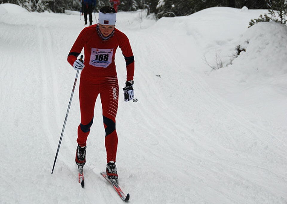 Lykkja foran Dyrhaug i Marka Rundt