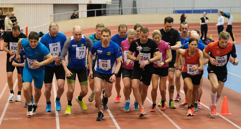 Kathrine Hovd og Vegard Warnes vant da 74 løp 3000 m i Trøndersk Vinterkarusell Start-heat-2-foto-Roger-Midtstraum.jpg
