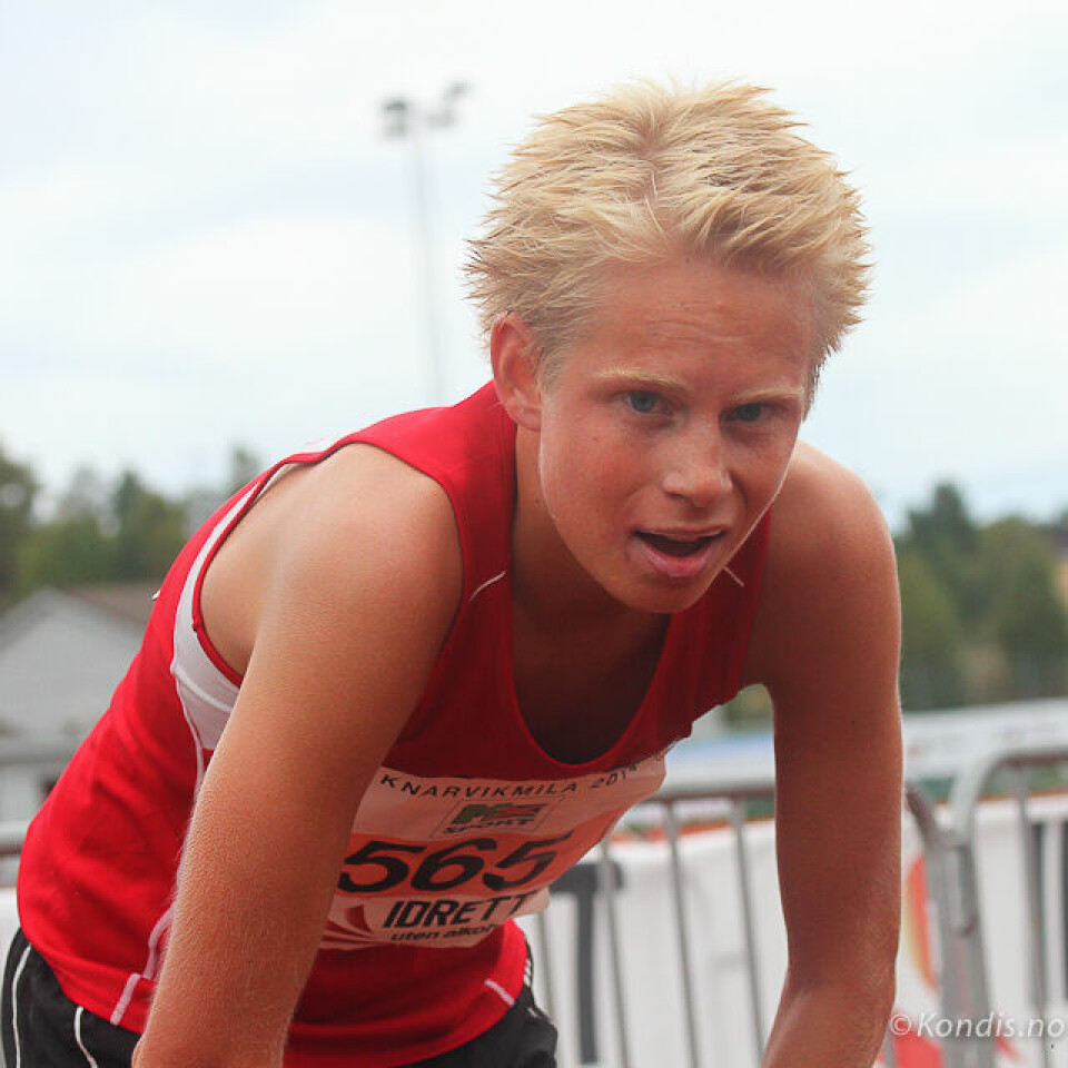 Marthe K. Myhre og Ørjan Grønnevig norgesmestre i halvmaraton KMHalv-1474.jpg