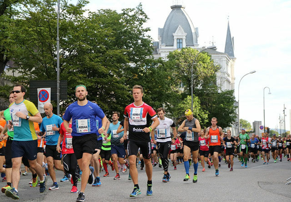 Marius Vedvik og Marthe Katrine Myhre vant BMW Oslo Maraton Maraton_felt_1km_4S7A8055.jpg